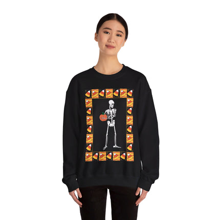 Candy Corn Skeleton Unisex Heavy Blend™ Crewneck Sweatshirt