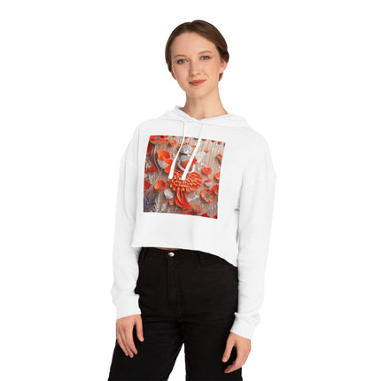 Poppy Fairy Women’s Cropped Hooded Sweatshirt