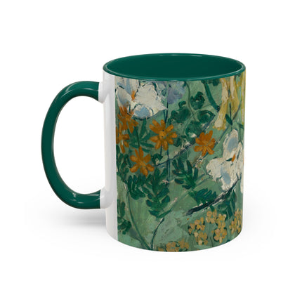 Flowers by August Babberger Colorful Mugs (11oz, 15oz)
