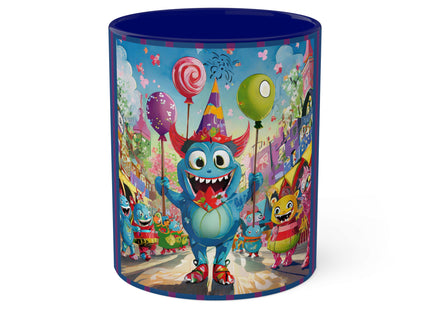 Monster Parade Madness Colorful Mugs, 11oz
