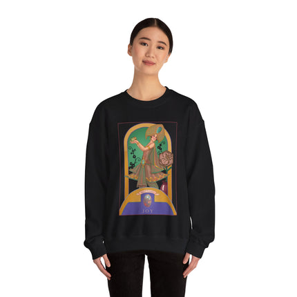October & Opal, Tourmaline (from the Gem Series) by Sofia Chiostri Heavy Blend™ Crewneck Sweatshirt