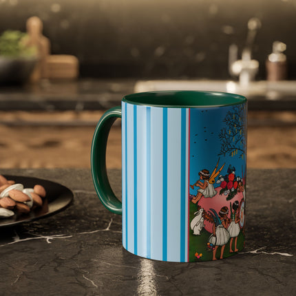 Enchanted Easter Gathering Colorful Mugs (11oz, 15oz)