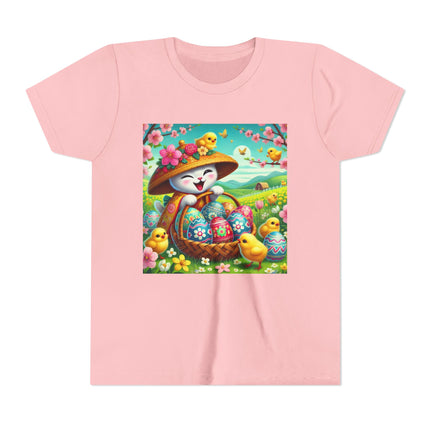 Geisha Kitten’s Easter Delight Youth Short Sleeve Tee