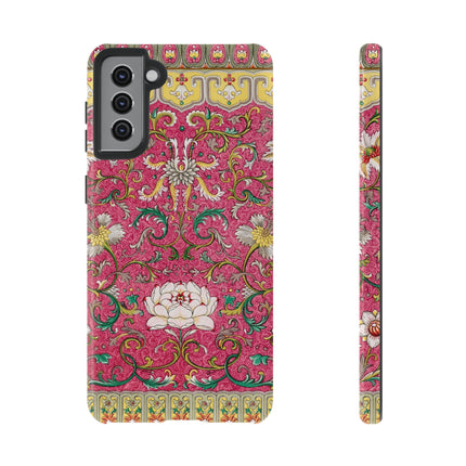 Pink Floral Pattern by Owen Jones Phone Cases