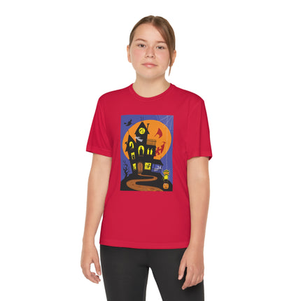 Halloween Night at the Haunted House Youth Competitor Tee