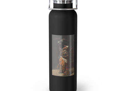 A Rich Kirghiz Huntsman with a Falcon by Vasily Vereshchagin Copper Vacuum Insulated Bottle, 22oz