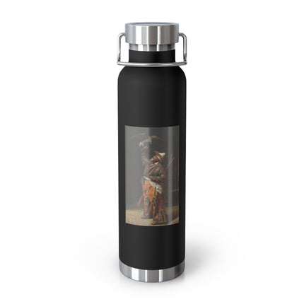 A Rich Kirghiz Huntsman with a Falcon by Vasily Vereshchagin Copper Vacuum Insulated Bottle, 22oz