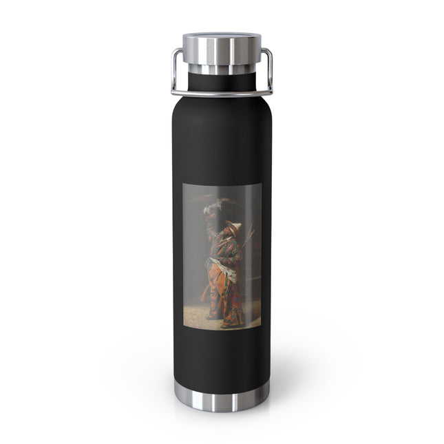 A Rich Kirghiz Huntsman with a Falcon by Vasily Vereshchagin Copper Vacuum Insulated Bottle, 22oz
