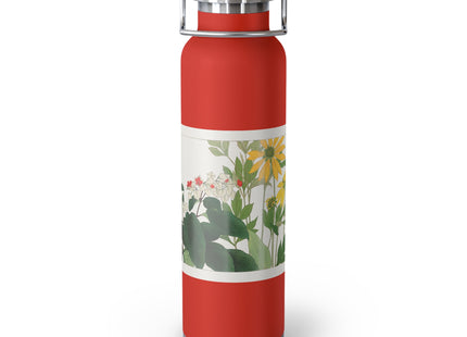 Clerodendrum & Rudbeckia by Tanigami Kônan Copper Vacuum Insulated Bottle, 22oz