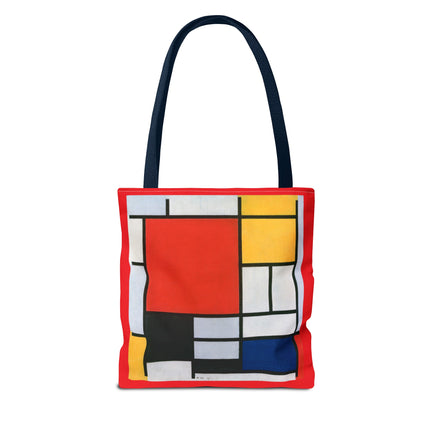 Composition with Red, Yellow, Blue, and Black by Piet Mondrian Tote Bag (AOP)
