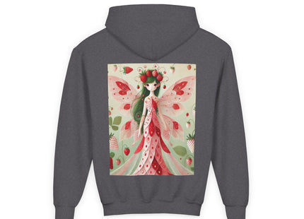 Strawberry Fairy Delight Youth Heavy Blend Hooded Sweatshirt