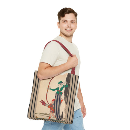L'Arc Rouge by George Barbier Tote Bag