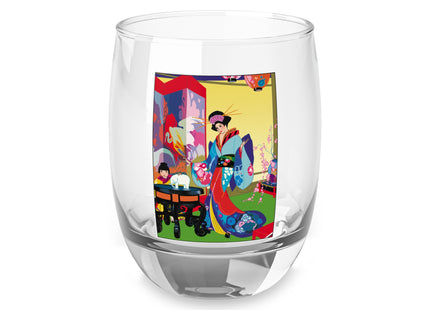 A Timeless Journey by Umberto Brunelleschi Whiskey Glass