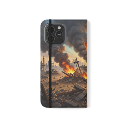 🦉🌟 The Owl on the Front Lines Flip Case – Courage & Quiet Strength