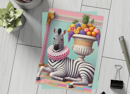 Zebra, Fruit, and Pink Columns Postcard Bundles (envelopes included) - Bundles of 10, 30, 50 Pieces