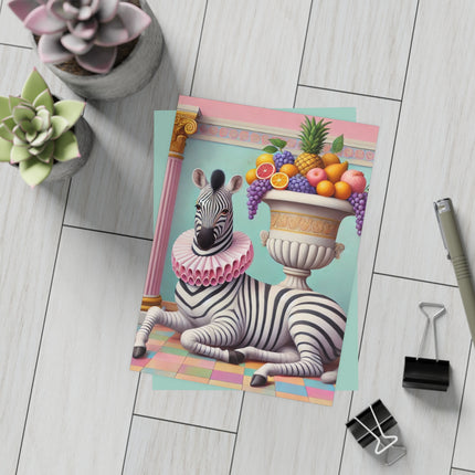 Zebra, Fruit, and Pink Columns Postcard Bundles (envelopes included) - Bundles of 10, 30, 50 Pieces