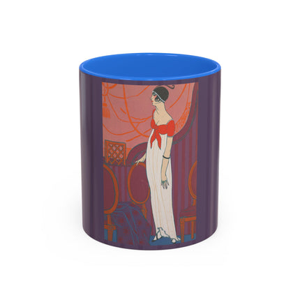 L’Entracte by Georges Lepape Colorful Mugs (11oz, 15oz)