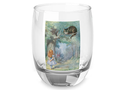 “I growl when I’m pleased, and wag my tail when I’m angry” by Sir John Tenniel Whiskey Glass