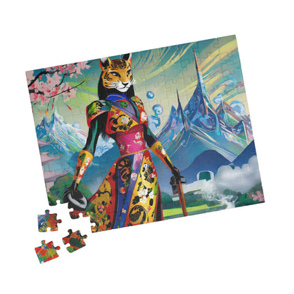 Cyber Cat Glamour Puzzle (110, 252, 520, 1014-piece)