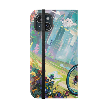 🐸🚵 Cyberpunk Frog Flip Case – High-Tech Adventure & Neon Velocity