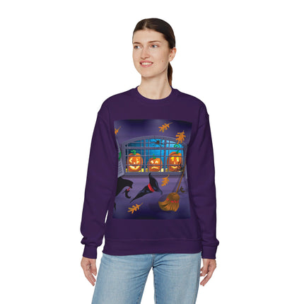 Whimsical Halloween Mischief Unisex Heavy Blend™ Crewneck Sweatshirt