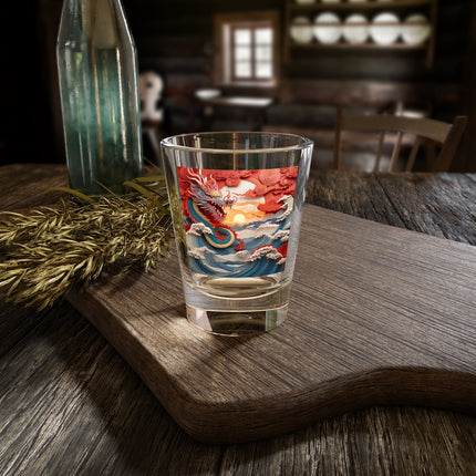 Emergence of the Dragon Shot Glass, 1.5oz