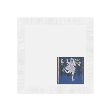 Where is my boy tonight by Ralph Barton White Coined Napkins