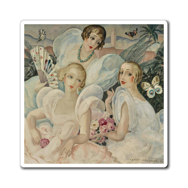 Les Femmes Fatales by Gerda Wegener Magnets (3 Sizes)