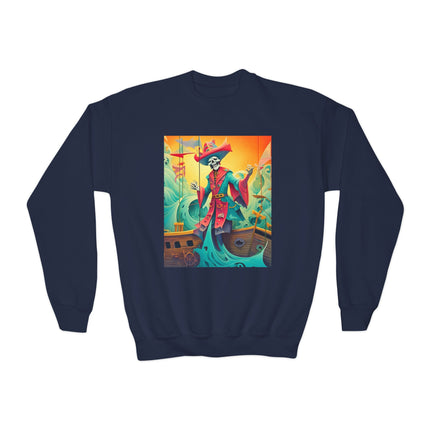Skeleton Crew of the Misty Seas Youth Crewneck Sweatshirt