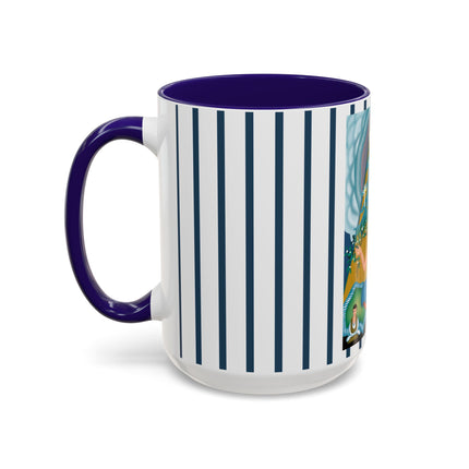 Art Deco Christmas Elegance Colorful Mugs (11oz, 15oz)