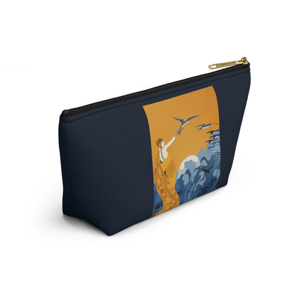 Falcon Mistress Cosmetic Bag – Art Deco Power & Golden Freedom