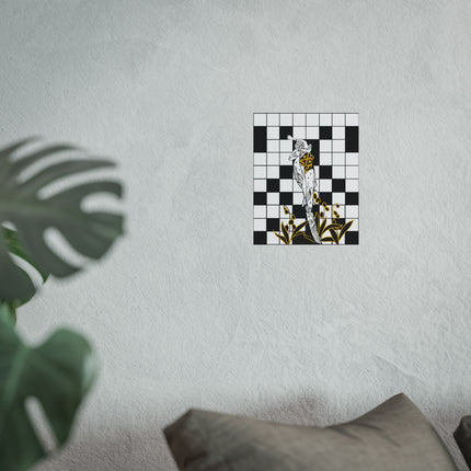 Woman and the Crossword Fine Art Posters