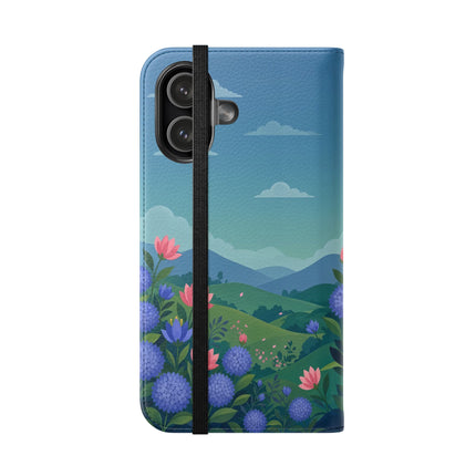 🌸🌿 The Garden Hide-And-Seek Flip Case – Art Deco Floral Whimsy