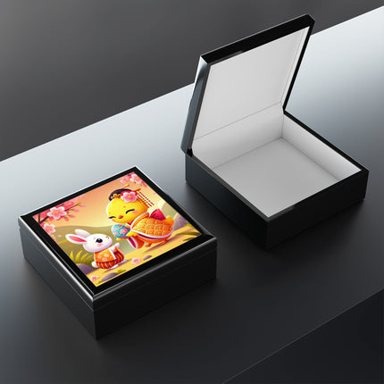 Whimsical Springtime Exchange Jewelry Box