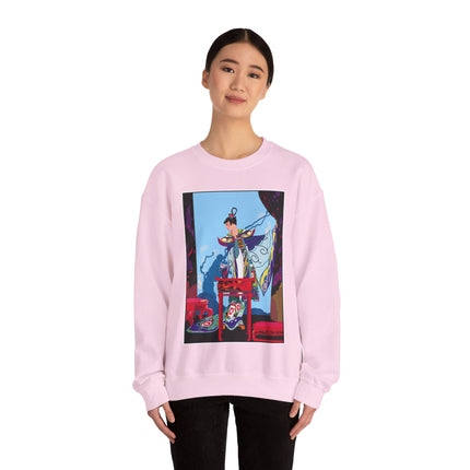 A Visual Journey by Umberto Brunelleschi Women's Heavy Blend™ Crewneck Sweatshirt