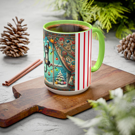 Mischief in Tinselland Colorful Mugs (11oz, 15oz)