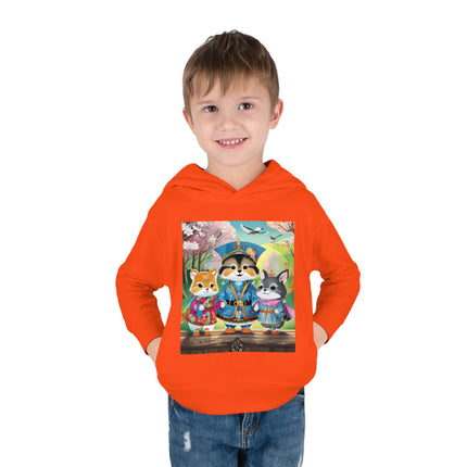 Fluffy Explorers Toddler Pullover Fleece Hoodie