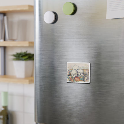 The Three Skulls by Paul Cézanne Die-Cut Magnets (5 Sizes)