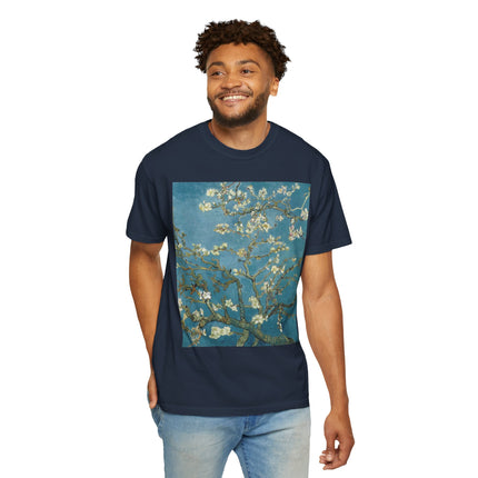 Almond Blossom by Vincent van Gogh Unisex Garment-Dyed T-shirt