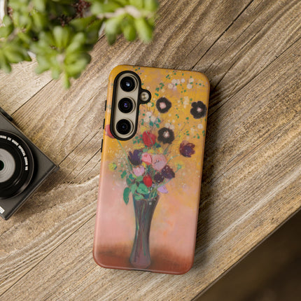 Vase of Flowers by Odilon Redon Phone Cases