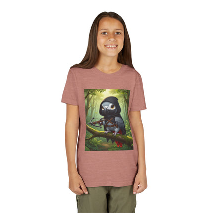 The African Grey Sentinel Youth Short Sleeve Tee