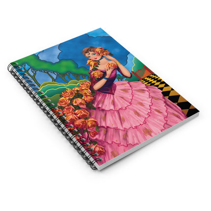 Enchanted Elegance by Bonora Degami Spiral Notebook - Ruled Line