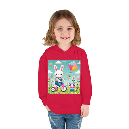Breezy Meadow Ride Toddler Pullover Fleece Hoodie