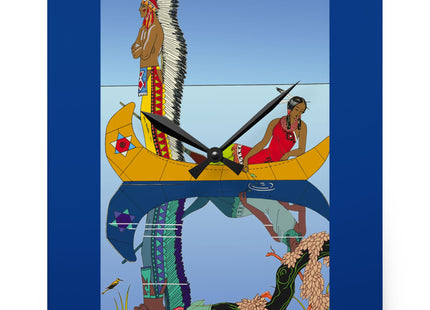 Le long du Missouri by George Barbier Acrylic Wall Clock