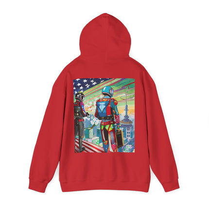 NSA Cyber Punk Computer Hacking Team – Heavy Blend™ Hooded Sweatshirt