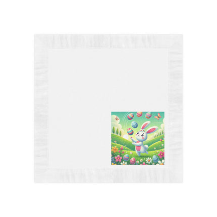 Easter Bunny’s White Coined Napkins