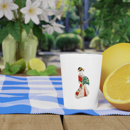 Japanese Woman by Hosoda Eishi Ceramic Shot Glass