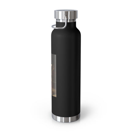 A Rich Kirghiz Huntsman with a Falcon by Vasily Vereshchagin Copper Vacuum Insulated Bottle, 22oz