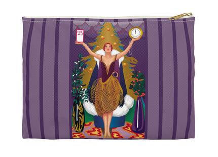 Countdown to Christmas Elegance Accessory Pouch