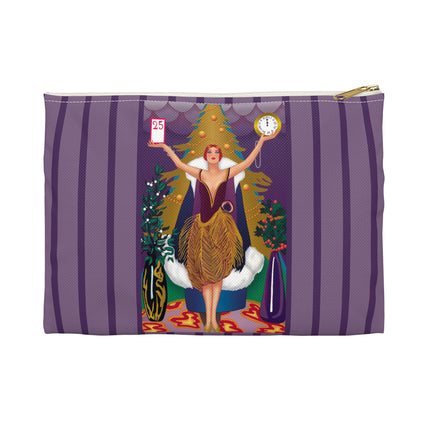 Countdown to Christmas Elegance Accessory Pouch